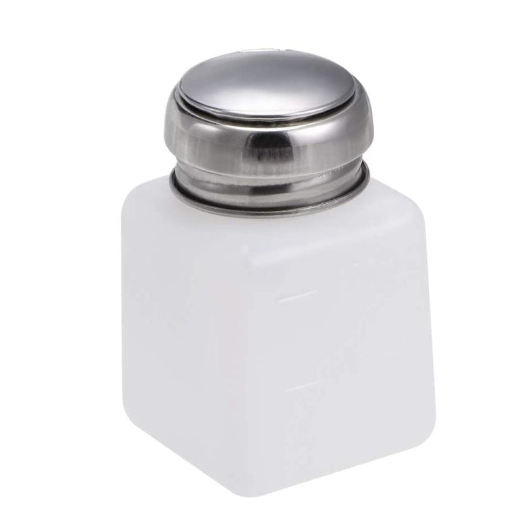 100ml Push Down Alcohol and Liquid Container Bottle(White)