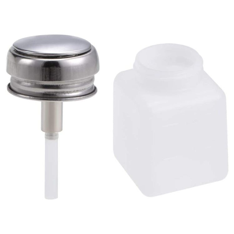 100ml Push Down Alcohol and Liquid Container Bottle(White)