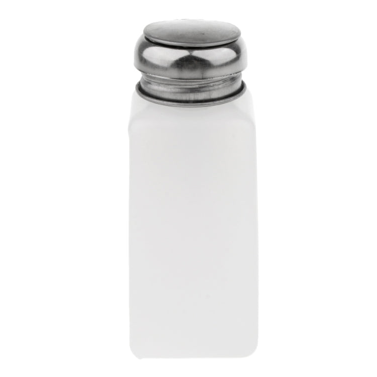 250ml Push Down Alcohol and Liquid Container Bottle(White)