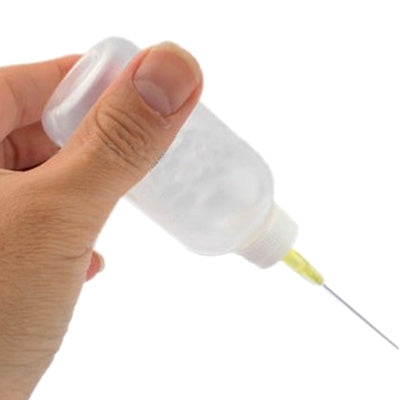 Rosin Bottle with Needle / Dispensing Bottle(White)