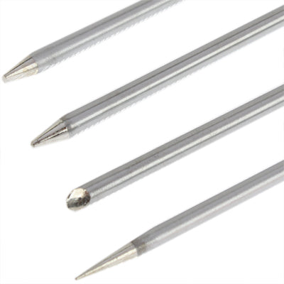 30W 4-Piece Lead-free Electric Welding Soldering Soldering Iron Head Set(Silver)