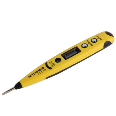 RT-D99 LCD Display Detector Tester Pen Tool(Yellow)