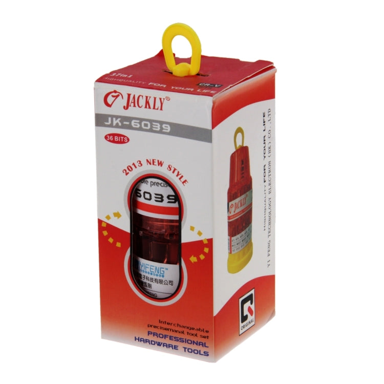 JACKLY JK-6039 37 in 1 Screwdriver Bit Set Interchangeable Precise Manual Tool Set