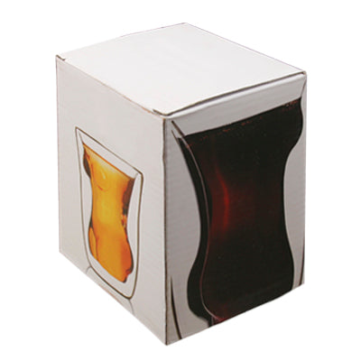 Fashion Novelty Double Deck Sexy Girl Drinking Glass Cup