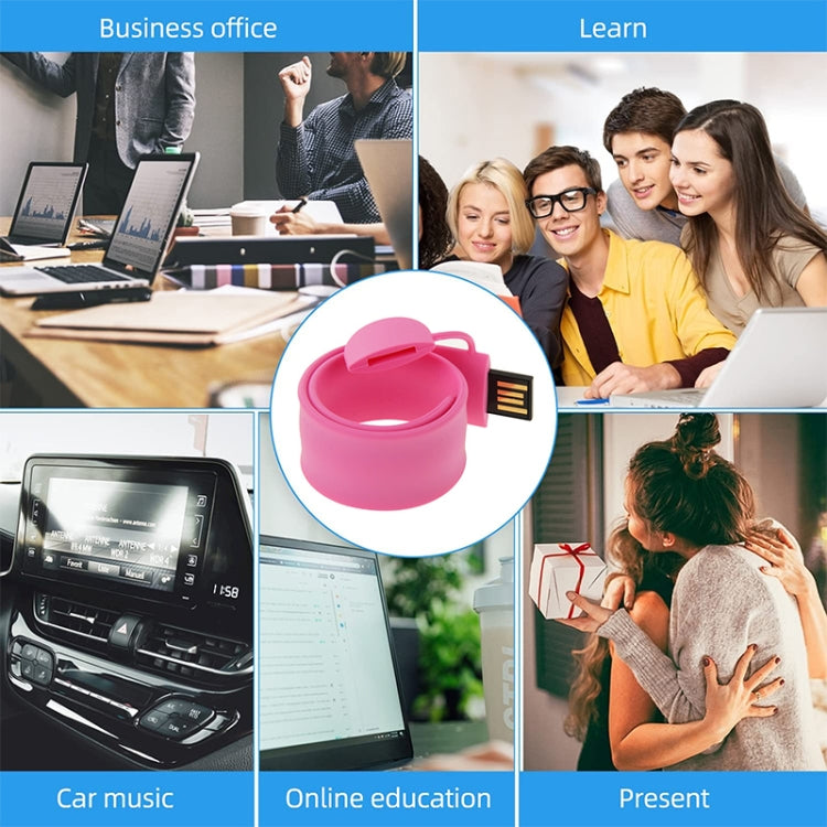 Silicone Bracelet USB Flash Disk with 8GB Memory