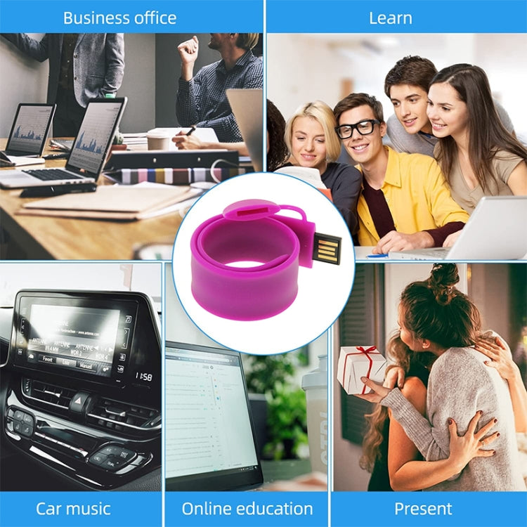 Silicone Bracelet USB Flash Disk with 8GB Memory