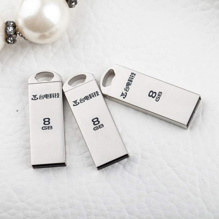 Teclast NCX Series 8GB Full Zinc Alloy USB 2.0 Flash Disk(Silver)
