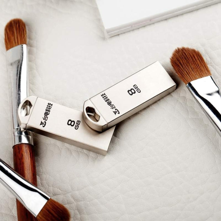 Teclast NCX Series 8GB Full Zinc Alloy USB 2.0 Flash Disk(Silver)