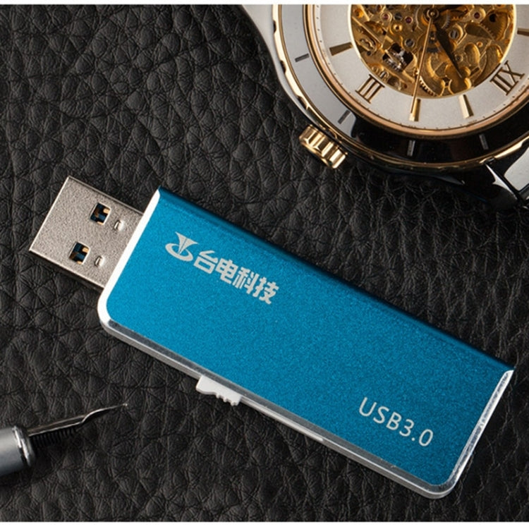 Teclast NSI Series 64GB Frosted Metal Body Push-pull Type USB 3.0 Flash Disk(Blue)