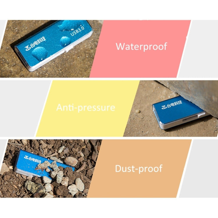 Teclast NSI Series 64GB Frosted Metal Body Push-pull Type USB 3.0 Flash Disk(Blue)