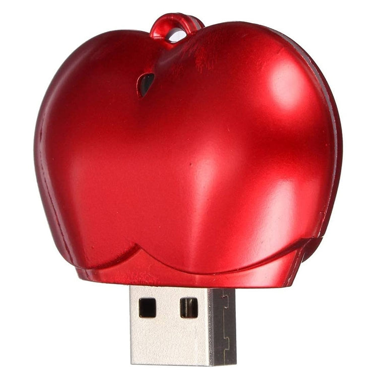 2GB Heart style USB Flash Disk(Red)