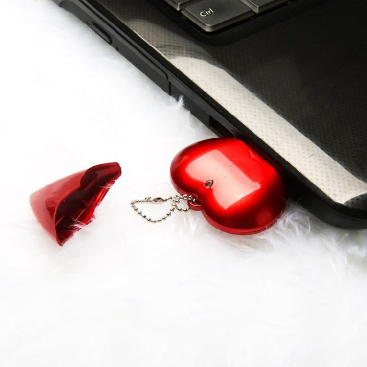 8GB Heart style USB Flash Disk(Red)