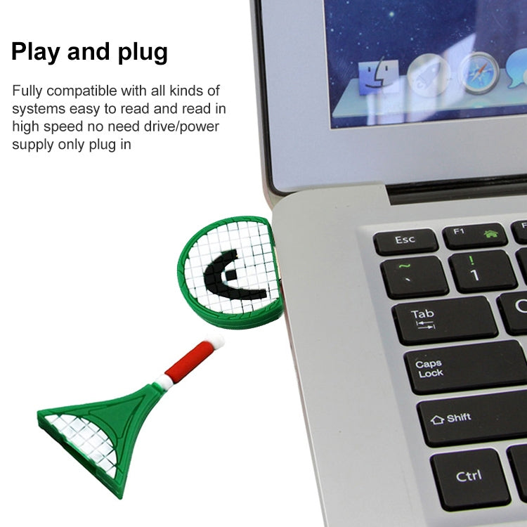 Tennis Racket Shape USB Flash Disk