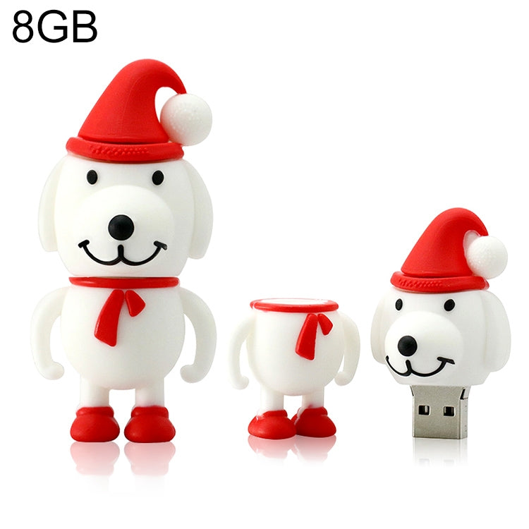 8GB Christmas Dog USB Flash Disk, Special for Christmas Gift
