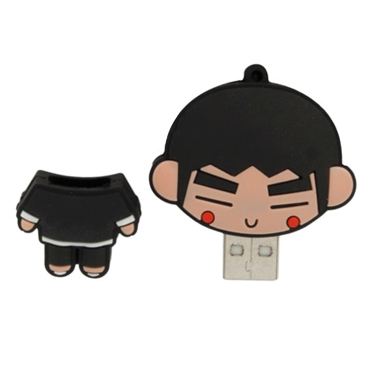 Kongfu Boy Cartoon Silicone USB Flash disk, Special for All Kinds of Festival Day Gifts
