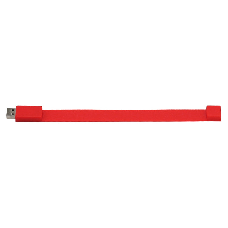 2GB Silicon Bracelets USB 2.0 Flash Disk(Red)