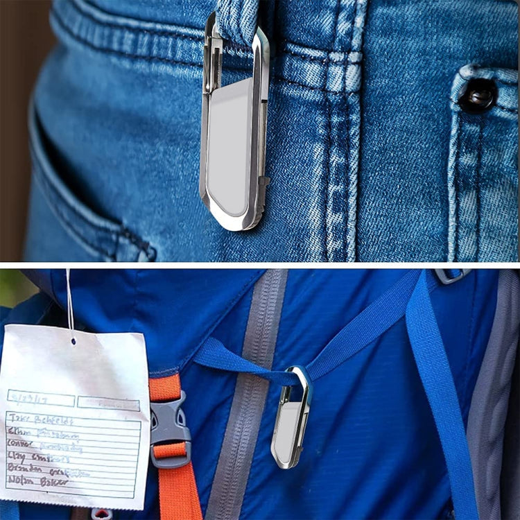 4GB Metallic Keychains Style USB 2.0 Flash Disk (Grey)(Grey)