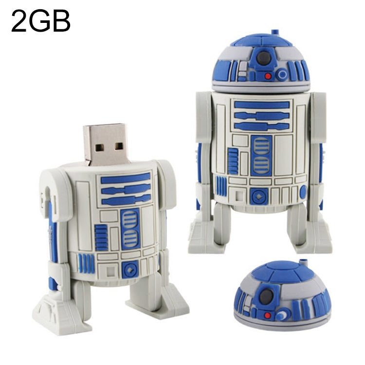 2GB Robot Style USB 2.0 Silicone Material Flash Disk