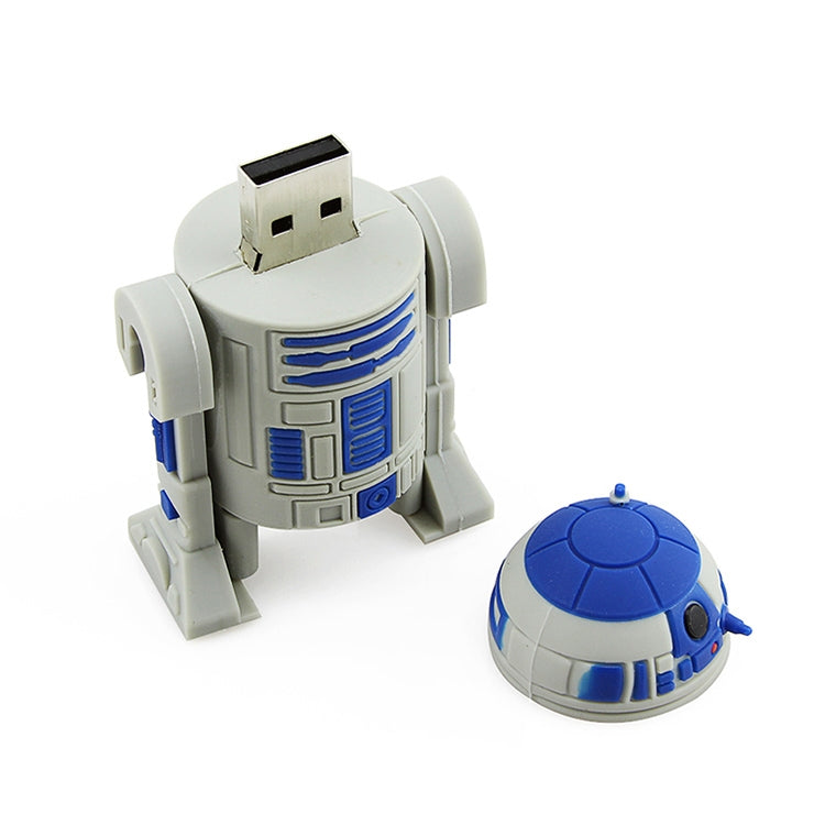 16GB Robot Style USB 2.0 Silicone Material Flash Disk