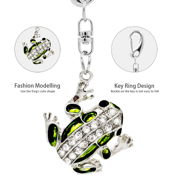 Frog Shaped Diamond Necklace Style USB Flash Disk