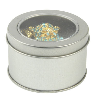 Lovely Bear Shaped Turquoise Diamond Necklace Style USB Flash Disk