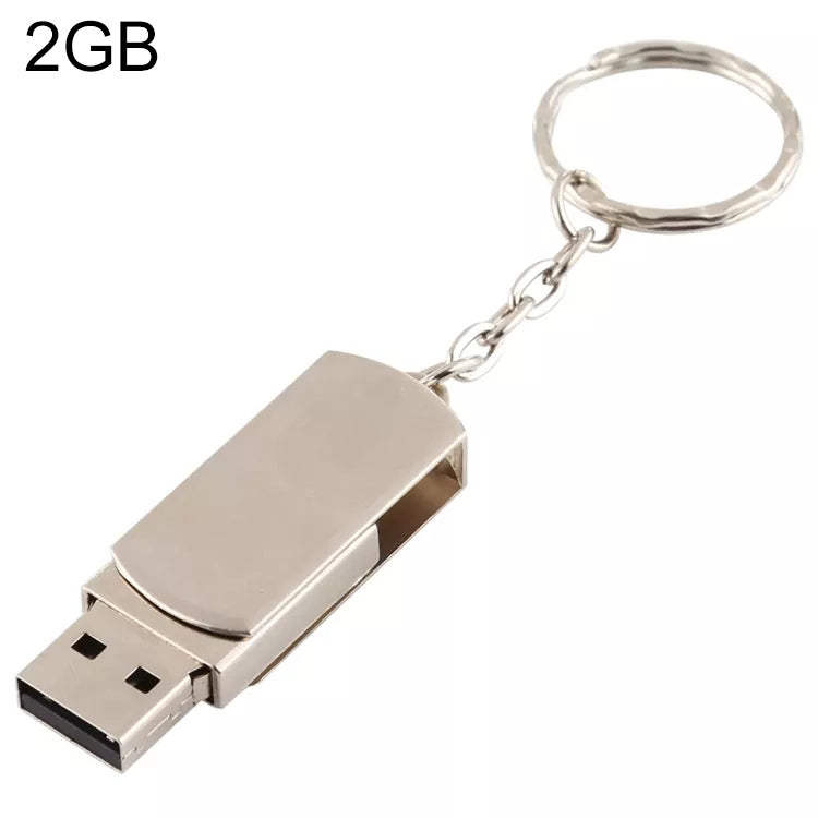 Metal Series Mini USB 2.0 Flash Disk with Keychain