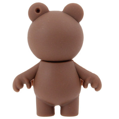 Brown Bear Shape Silicone USB Flash disk, Special for All Kinds of Festival Day Gifts