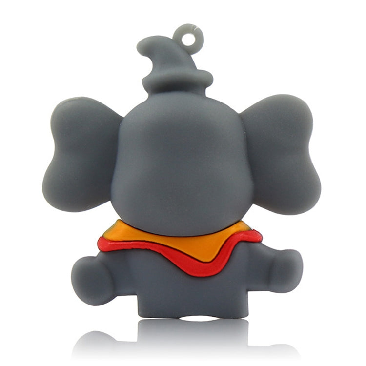 Elephant Shape Silicone USB2.0 Flash disk, Special for All Kinds of Festival Day Gifts, Dark Grey