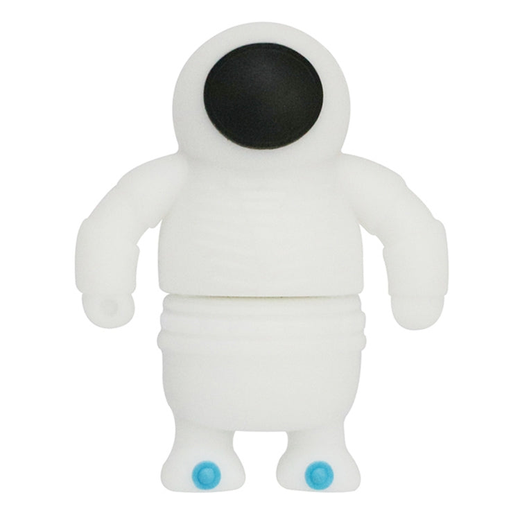 Astronaut Style Silicone USB2.0 Flash disk, Special for All Kinds of Festival Day Gifts,White (8GB)(White)