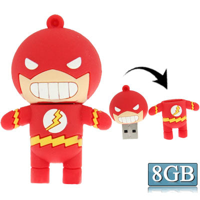The Avengers Alliance Q version Silicone USB 2.0 Flash disk, Special for All Kinds of Festival Day Gifts, Red
