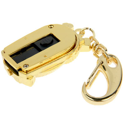 Noctua Metal Watch Keychain Style USB Flash Disk Golden