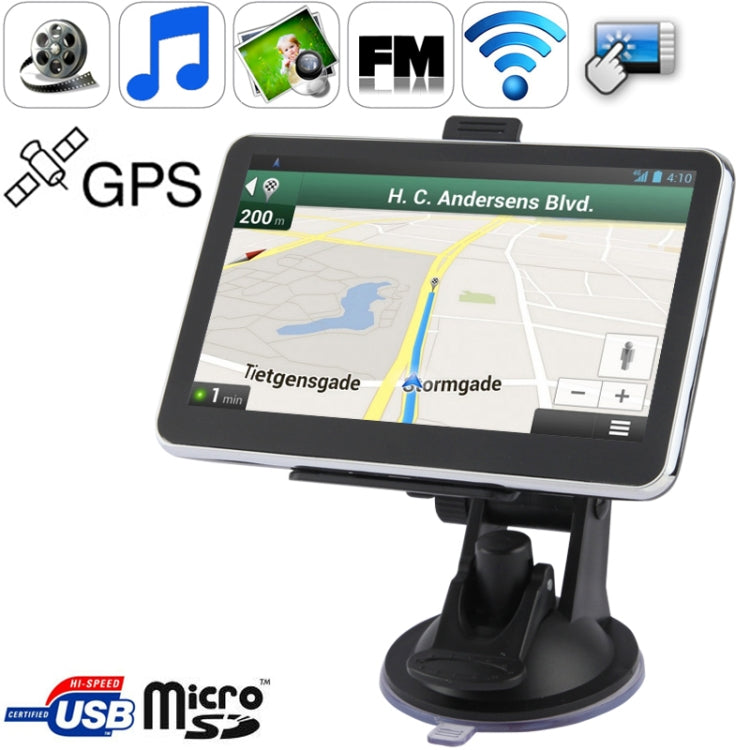 5.0 inch TFT Touch-screen Car GPS Navigator with 4GB memory and Map,