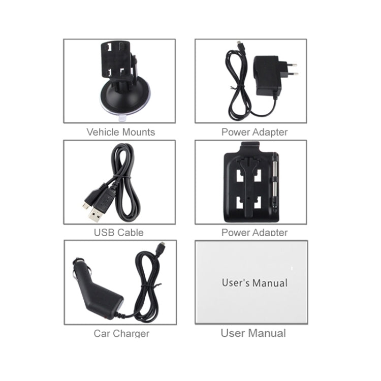 5.0 inch TFT Touch-screen Car GPS Navigator with 4GB memory and Map,