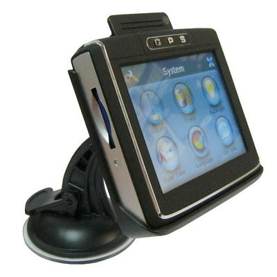 3.5 inch TFT touch screen GPS Navigator , With 1GB SD Card and Map(Black)