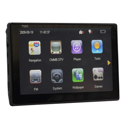 5.0 inch TFT Touch-screen Car GPS Navigator Support TF Card, Built-in speaker, With Map(Black)