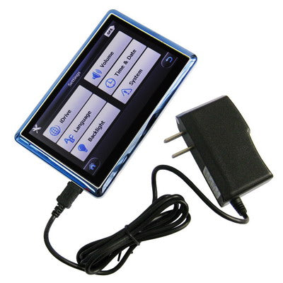 5.0 inch TFT Touch-screen Car GPS Navigator Support TF Card, Built-in speaker, With Map(Blue)
