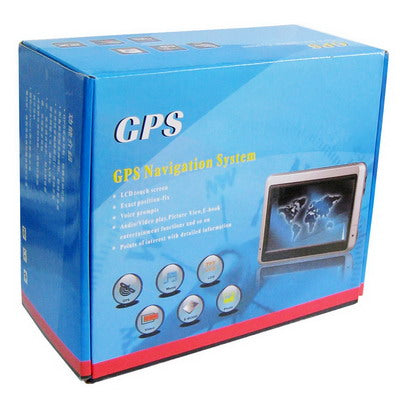 5.0 inch TFT Touch-screen Car GPS Navigator Support TF Card, Built-in speaker, With Map(Blue)