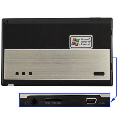 GPS + ISDB-T for Japan / Chile / Brazil, 5.0 inch TFT Touch Screen TV Function Car GPS Navigator Support TF Card, Built-in speaker, With Map(Black)