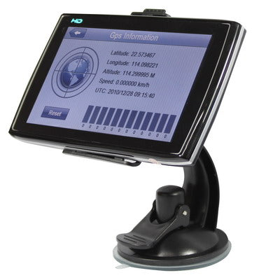 5.0 inch TFT Touch-screen Car GPS Navigator, Built in 4GB Memory and Map, Support Voice Broadcast, FM Transmitter function, Built-in speaker(Black)