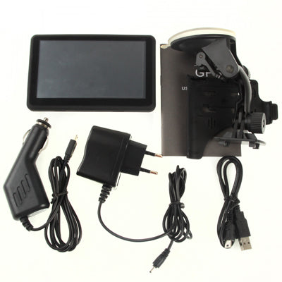 5.0 inch Touch Screen Vehicle DVR Digital Video Recorder GPS Navigation, Built in 4GB Memory and Map