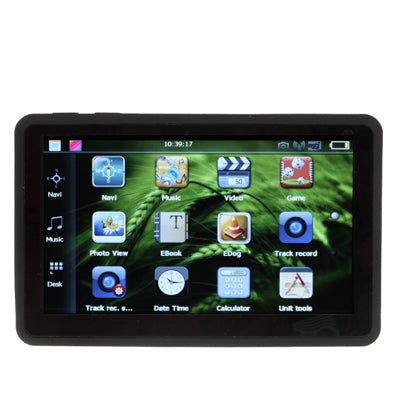5.0 inch Touch Screen Vehicle DVR Digital Video Recorder GPS Navigation, Built in 4GB Memory and Map