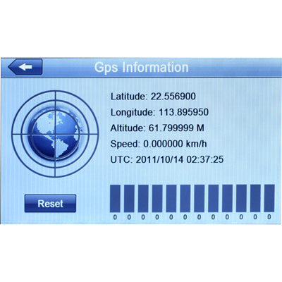 5.0 inch Touch Screen Vehicle DVR Digital Video Recorder GPS Navigation, Built in 4GB Memory and Map