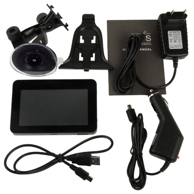 4.3 inch TFT Touch Screen Car GPS Navigator with 4GB Memory and Map, Support Micro SD (TF) Card, Support Voice Broadcast, FM Transmitter Function