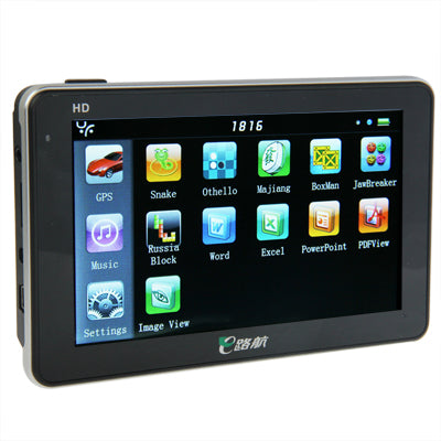 5.0 inch 800 x 480 Pixels TFT Touch Screen Car GPS Navigator,Built 8GB Memory and Map, Support Voice Broadcast, FM Transmitter Function and TF Card(Black)