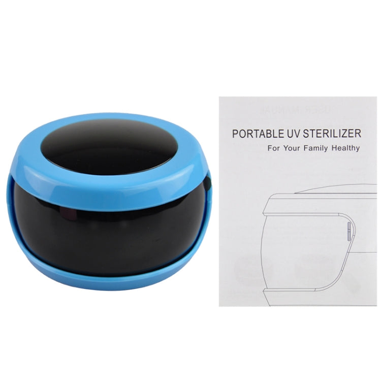 Mini UV Sterilizer with USB Cable for iPhone / Keys / Spoons / Small Product, KD-X-01(Blue)