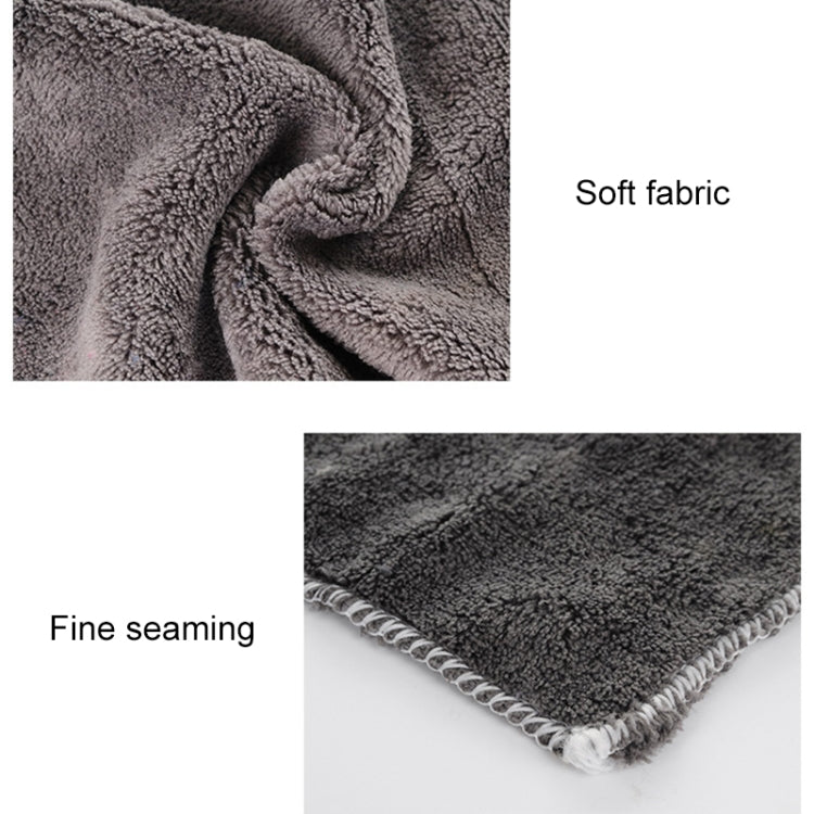 10 PCS Soft Microfiber Dishcloth, Size: 25cm x 25cm (Random Color Delivery)