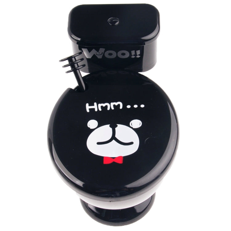 Best Gifts 300ML Funny Cute Toilet Cup with Spoon Novelty Plastic Mug