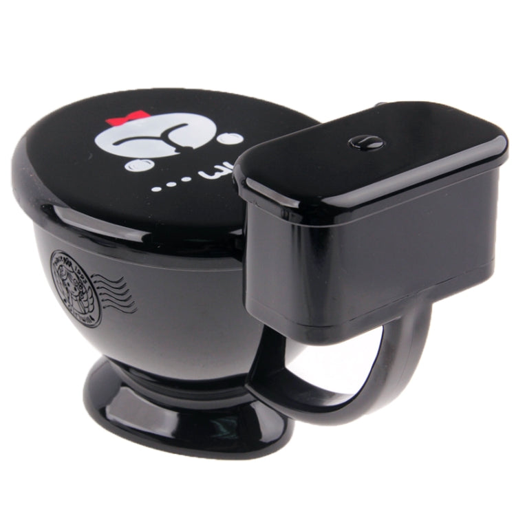 Best Gifts 300ML Funny Cute Toilet Cup with Spoon Novelty Plastic Mug