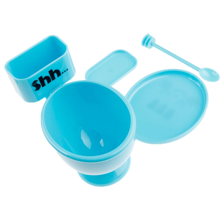 Best Gifts 300ML Funny Cute Toilet Cup with Spoon Novelty Plastic Mug
