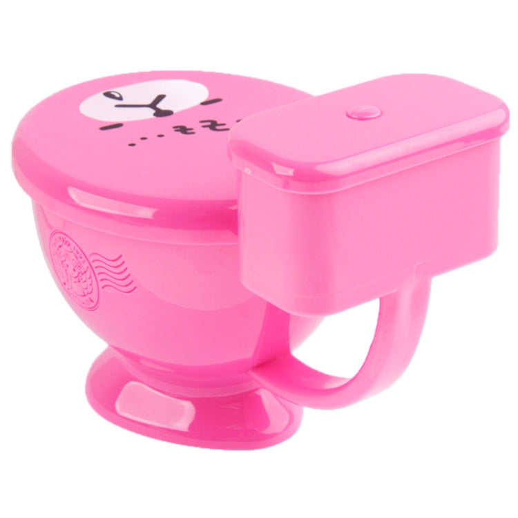 Best Gifts 300ML Funny Cute Toilet Cup with Spoon Novelty Plastic Mug